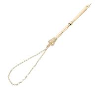 ROMISBABA Puntero Torá Metálico Dorado Abalorio, Herramienta Resistente para Lectura en Ceremonias Judías y Bar Bat Mitzvah