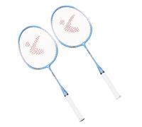 ROMISBABA Raqueta de Bádminton Infantil de Aleación de Aluminio con Diseño de Dibujos Animados Ligera y Duradera Juego para Niñas al Aire Colores Azul o Rosa Aleatorios Color