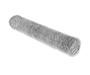 ROMISBABA Red de Alambre Hexagonal, Malla de Alambre Multiusos de Hierro, Plata, para Gatos y Perros, se Corta y Da Forma, Uso Agrícola y Marco de Guirnalda Navideña