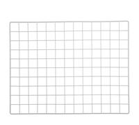 ROMISBABA Rejilla de Pared Grande 48,5x37,5 Cm de Hierro Panel de Rejilla de Alambre Decorativo Expositor de Fotografías para Decoración de Hogar y Organización de Pared