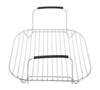 ROMISBABA Rejilla de Vapor y Asado de Acero Inoxidable Compatible con Ninja Foodi Soporte Plegable para Olla Eléctrica de Cocción Lenta Bandeja para Cocinar Verduras Huevos y Arroz