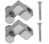 ROMISBABA Retenedor de Cuerdas de Guitarra Eléctrica Reduce el Desgaste y Mejora el Rendimiento Árbol de Rodillos para Cuerdas de Guitarra 2 Juegos de Metal Plata Metal Tornillos de Montaje