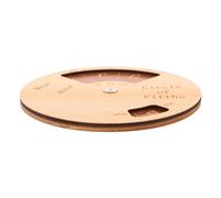 ROMISBABA Rueda de Círculo de Quintas de Madera para Guitarra y Piano, Herramienta Portátil para Aprendizaje de Acordes y Teoría Musical en Práctica de Aula