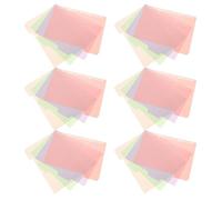 ROMISBABA Separadores de Carpeta con Pestañas de Colores Juego de 6 Sets PP Tamaño A5 Divisores Organizadores para Oficina Estudio y Archivos Personales Hojas Plásticas Resistentes