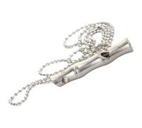 ROMISBABA Silbato para Perros de Acero Inoxidable Cadena Silencioso y Portátil para Entrenamiento al Aire Libre Multiusos para Adiestramiento Canino y Actividades de Camping