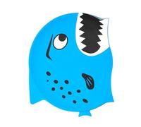 ROMISBABA Sombrero de natación de Peces de Dibujos Animados Divertido Gorro de baño júnior Playa Cubrir Pez Gorro Natacion Azul