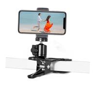 ROMISBABA Soporte para Teléfono Móvil Abrazadera Ajustable y Rotación 360° para Escritorio Cama y Equipaje Adaptador de Montaje para Smartphone Soporte para Ver Películas y Videollamadas