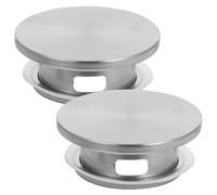 ROMISBABA Tapa de Jarra de Acero Inoxidable para Agua Fría Doble Salida y Diseño de Orificios para Filtrar Hojas de Té y Jugos Pulpa