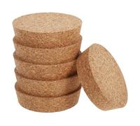 ROMISBABA Tapones de Corcho Cónicos para Jarrones de Vidrio Pequeños, Tapa de Maceta Hidropónica Transparente 6 Piezas 90x20x83 Mm, Accesorio Decorativo para Terrarios y Jardinería