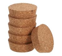 ROMISBABA Tapones de Corcho para Terrario de Vidrio Transparentes, 6 Unidades 64,5x20x58 Mm, Tapón Hermético Reutilizable para Decoración de Macetas Hidropónicas y Suculentas en Escritorio