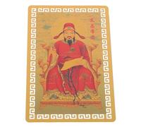 ROMISBABA Tarjeta Amuleto de Protección contra Energías Negativas Feng Shui de Aleación Aluminio- Diseño Delgado y Resistente para Llevar Símbolo Auspicioso Chino de Buena Suerte y Riqueza