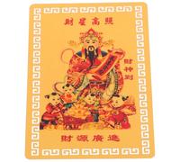 ROMISBABA Tarjeta Amuleto Suerte Año del Dragón Protección y Fortuna Portátil para Monedero Decoración Tradicional para Atraer Riqueza y Protección