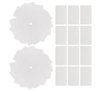 ROMISBABA Tarjetas Didácticas Blancas 9X54 CM Cartulina Doble Cara 200 Unidades para Estudio Oficina Scrapbooking y Etiquetado Tarjetas de Memoria Portátiles para Uso Escolar y