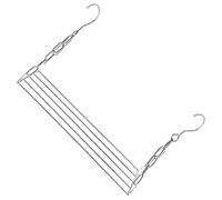 ROMISBABA Tendedero de Balcón de Acero Inoxidable Resistente y Compacto para Secado Múltiple de Zapatos Calcetines y Ropa Organizador para Espacios Pequeños