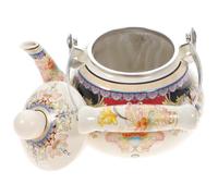 ROMISBABA Tetera Esmaltada de 1.5l Infusor para Té, Práctica Afectar el Sabor, Adecuado para Hogar y Restaurante