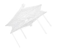 ROMISBABA Trampa para Cangrejos y Camarones Redonda de Nailon Estructura de Acero Inoxidable Portátil y Resistente para Pesca Río Lago y Mar Red para Peces Pequeños y Langostas