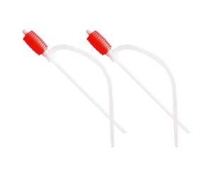 ROMISBABA Tubo de Sifón Reutilizable y Transferencia de Líquidos Kit de 2 Mangueras de Sifón Manual de Plástico para Gasolina y para Mantenimiento Automotriz