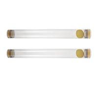 ROMISBABA Tubo Organizador para Flotadores de Pesca 40 Cm, 2 Piezas, Tubo de Plástico Duro Transparente para Viaje y Almacenamiento Seguro de Bobbers y Aparejos de Pesca