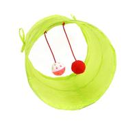 ROMISBABA Túnel Plegable Juguete para Gatos Accesorio Resistente Nido Fluorescente