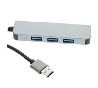 ROMISBABA USB Hub Puertos USB y Divisor Ligero Aluminio Portátil para Laptop y PC Expansión Rápida de Datos Compatible con Teclado Ratón Impresora Cámara