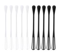 ROMISBABA Utensilios de Cocina Manuales Material Pp Resistente Diseño Doble Cabeza Set de 10 para Batir Huevos Combinación de Cuchara y Batidor para Uso Multifuncional