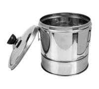 ROMISBABA Vaporera de Acero Inoxidable 20 CM para 1-2 Personas Cubo de Arroz Cocido y Sushi Olla Vaporera Resistente Gran Capacidad para Cocina Doméstica y Profesional