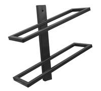 ROMISBABA Wall Mounted Wine Rack Slots Sturdy Cast Iron Bracket Minimalist European Style Wine Bottle Holder For Kitchen Home Bar Space Saving Wall Mount Storage Organizer