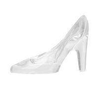 ROMISBABA Zapato de Cristal Decorativo Transparente de Tacón Alto para Escritorio Adorno Delicado para Decoración Artística y Artículos para Regresión de Edad