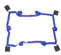 RomiSport Líneas para Voleibol de Playa Courtline 16 m x 8 m líneas para Voleibol de Playa Ancho 5 cm de vóley Playa Marca Azul césped Arena