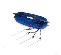 RomiSport Líneas para Voleibol de Playa Marcador de Campo de Juego Courtline Ajustable 16 m x 8 m 18 m x 9 m líneas para Voleibol de Playa Ancho 5 cm marcación Azul césped Arena