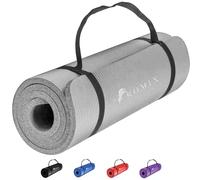 Romix Esterilla Yoga Gruesa 10MM, Yoga Mat de Con Bolsa de Transporte y Correa, Antideslizante Esterilla Fitness Para Hombres Mujeres Hogar Gimnasio, Pilates Deporte Meditación Yoga Accesorios