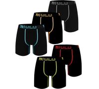 Romixx, Boxer Hombre, Algodón Puro 6 Tiras, Suave y cómodo, cerca de la piel, sin deformación, resistente a la abrasión y sin decoloración