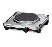 Rommelsbacher AK 1599/E Placa de cocción Individual, Acero Inoxidable Hierro Fundido Plástico