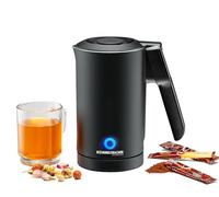 ROMMELSBACHER Hervidor de agua de viaje WK 1000, compacto y ligero, recipiente interior de acero inoxidable, 0,6 litros de capacidad, elemento calefactor oculto, mango plegable, sistema de enrollado