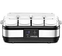 Rommelsbacher JG 40, yogurt, acero inoxidable / negro, 8 ollas de 1 - 220 - 240 V = 40 vatios