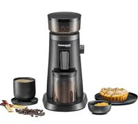 ROMMELSBACHER Molinillo de café Premium EKM 600, mecanismo de acero inoxidable con engranaje de metal resistente para molienda de alta homogeneidad, espacio muerto optimizado con fuelle adicional, 75