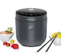 ROMMELSBACHER Multi arrocera & Vaporera MRK 500 - 6 programas (arroz, grano completo, Low Carb, sopa, arroz de leche, calentamiento), carcasa Cool-Touch, recipiente interior extraíble