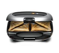 ROMMELSBACHER Sandwich Maker ST 1000 - Bandeja para horno extraprofunda, para 2 sándwiches American XL, revestimiento antiadherente, protección contra desbordamiento, sellado completo, separadores