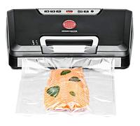 ROMMELSBACHER Sellador al vacío VAC 485 - Capacidad de aspiración de 15 litros/min, manejo con una sola mano, adecuado para uso a largo plazo, costura de doble sellado, 2 tiempos de sellado, para