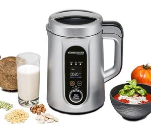 ROMMELSBACHER Veggie SVD 1400 - Preparador para bebidas y sopas, 9 programas, programa de limpieza, recipiente interior de acero inoxidable, capacidad de 1,3 l, campana para puré, cuchillo de filo