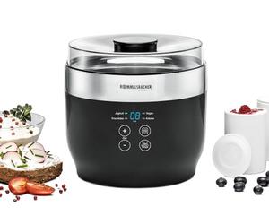 Rommelsbacher Yogurt Cream Cheese Maker black silver JG 80 (JG 80)