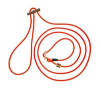 ROMNEYS Biothane Neon Pro - Correa para entrenamiento y caza con tope de cuernos, color naranja neón