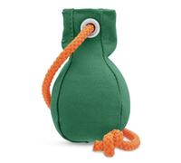 Romneys Dummyball 150 g - Juguete para perros resistente con cuerda de lanzamiento extralarga, para la capacidad de búsqueda y marcado (verde)