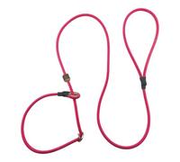 Romneys Moxonleine Biothane Neon Pro - Correa impermeable para perros, para entrenamiento, caza y paseo, resistente a la intemperie y resistente, longitud ajustable, color neón (rosa neón)