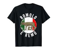 Romolo E Remo Símbolo Roma Antigua Roma Italia Viajes Camiseta
