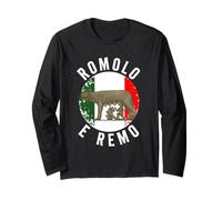 Romolo E Remo Símbolo Roma Antigua Roma Italia Viajes Manga Larga