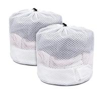 ROMON 2 Piezas Bolsa Lavadora, Bolsa Ropa Sucia con Cordón, Bolsas Para Lavar Ropa En Lavadora Reutilizable, Kit de Saco Ropa Sucia