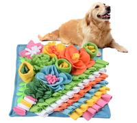 Romon Alfombra Olfativa para Perros - 40x40 cm, Manta Olfativa de Felpa Colorida, Juego Interactivo para Perros, Gatos y Conejos, Antideslizante, Lavable y Plegable