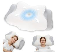 Romon Almohada Cervicales Y Cuello, Almohada Ergonómica De Espuma Viscoelástica, Almohada Ortopedica para Dormir De Lado, Boca Arriba Y Abajo
