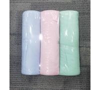 Romon Bayetas Microfibra, 60 Piezas Compacto Rollo de Paños Microfibras, 25x25cm Trapos Cocina Desprendible con Una Mano, Reutilizable hasta 50 Veces, para Cristales Hogar y Coche (Rosa, Cian, Azul)